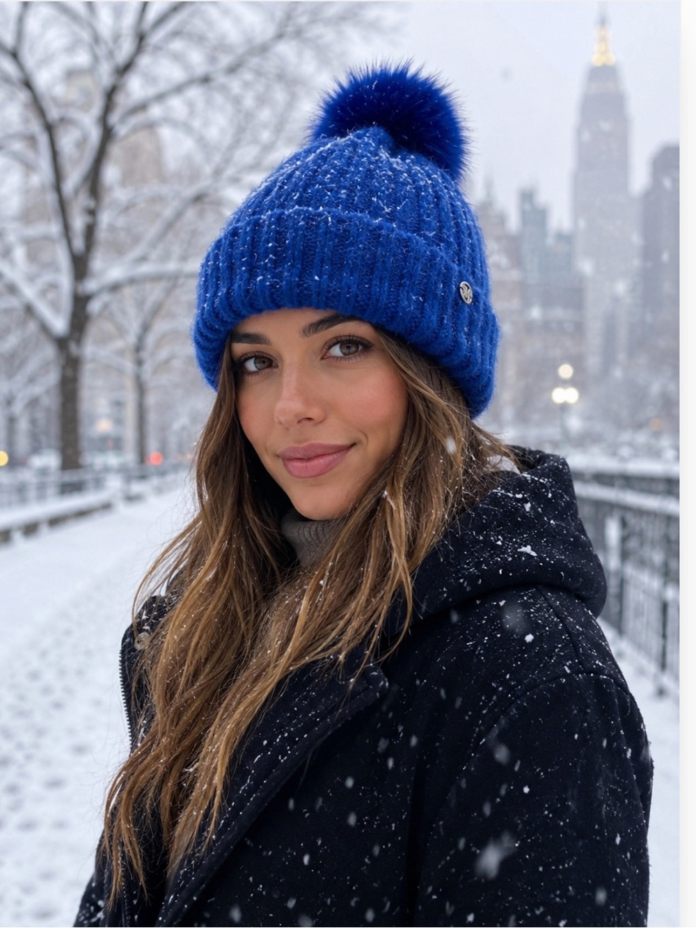 NWT Steve Madden (REVOLVE) Women’s Heathered Rib‎ Knit Beanie Winter Gift Warm